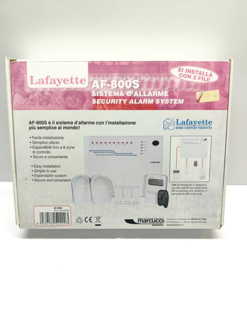 LAFAYETTE AF-800S SISTEMA D'ALLARME