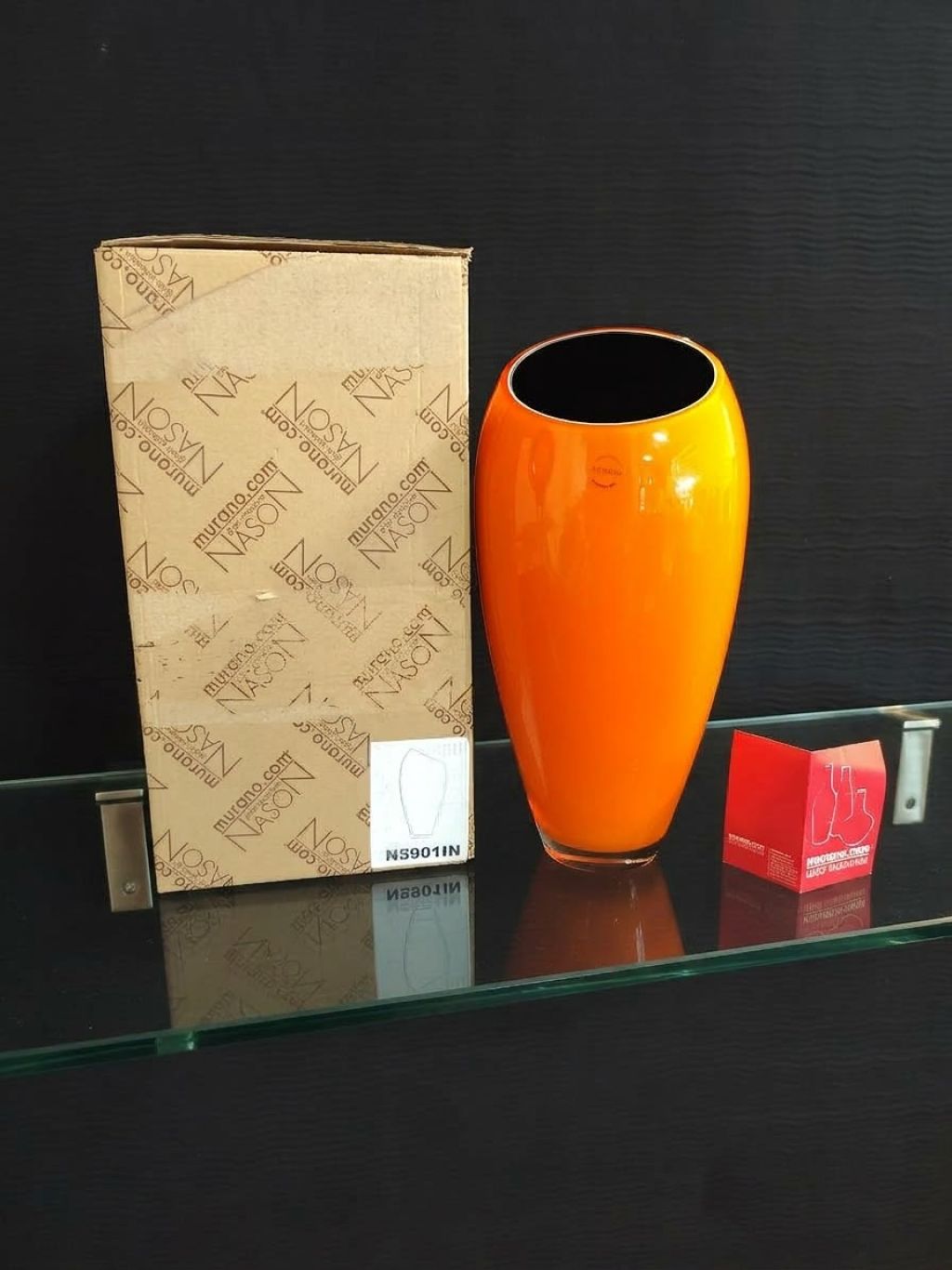 VASO ALTO DI MURANO V.NASON MOD.LA N59V01 IN