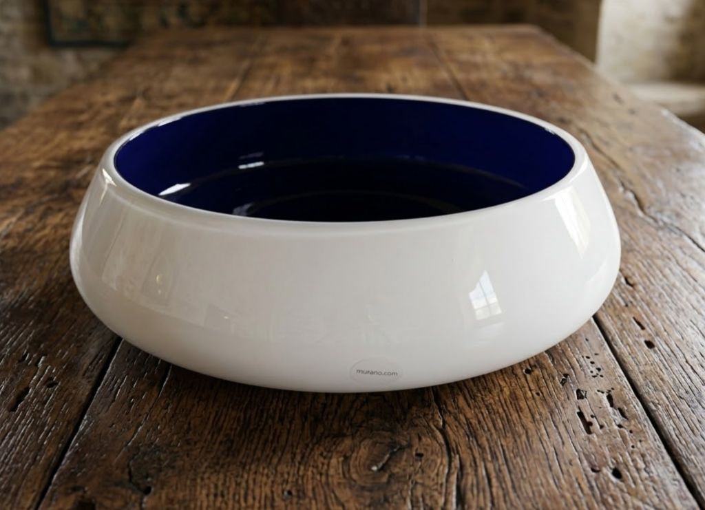 OPALINI CENTROTAVOLA DI MURANO.COM ,COLLEZIONE NASON MOLTO ELEGANTE  N02C32 PN